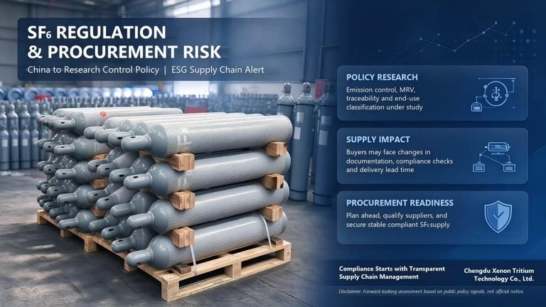 SF6 Poster 1 specialty gas for industrial use