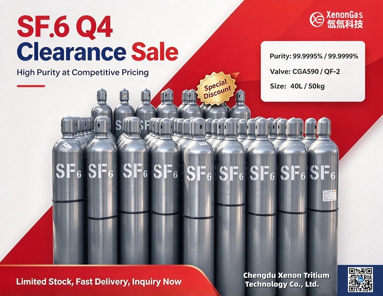 Sulfur Hexafluoride (SF₆) Q4 2026 Market Price Analysis & Limited-Time Bulk Promotion high purity industrial gas 六氟化硫海报 specialty gas for industrial use