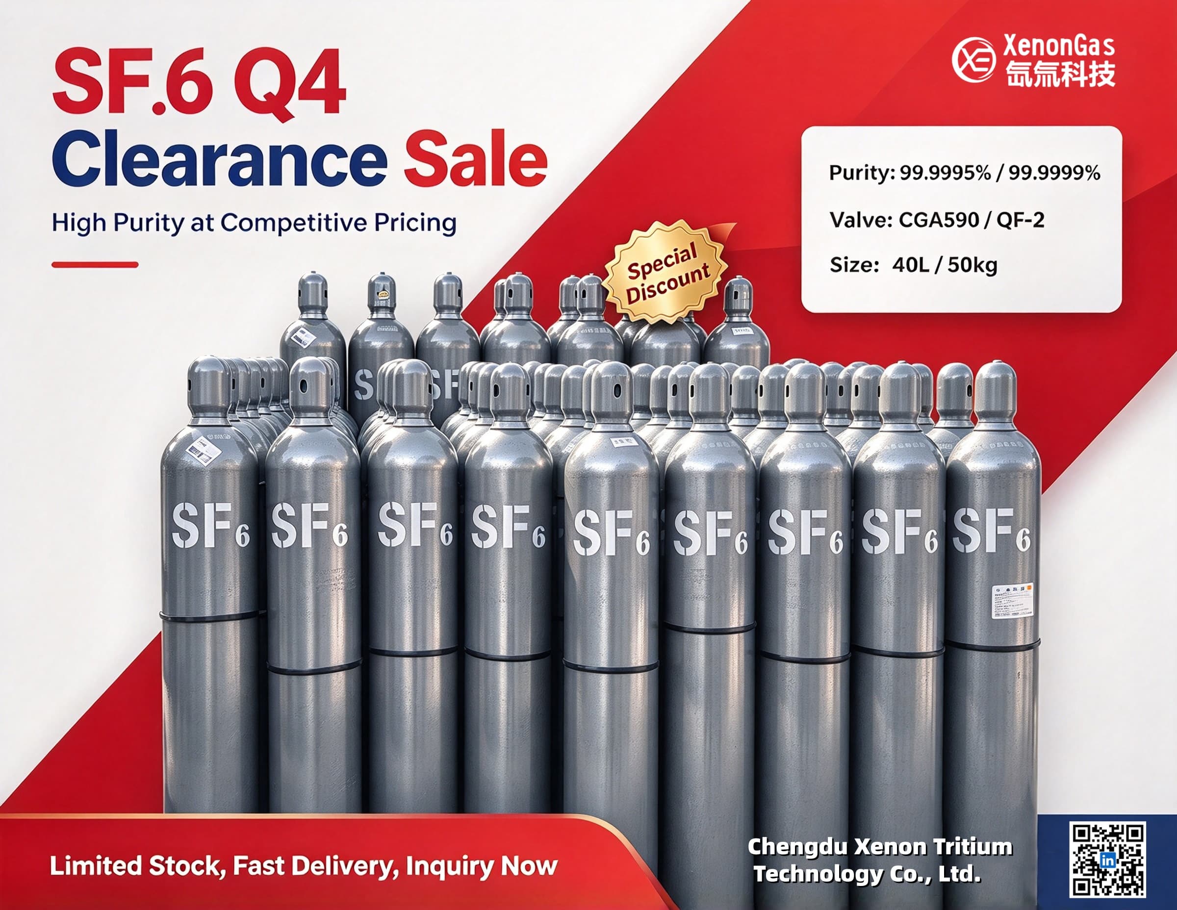 六氟化硫海报 specialty gas for industrial use